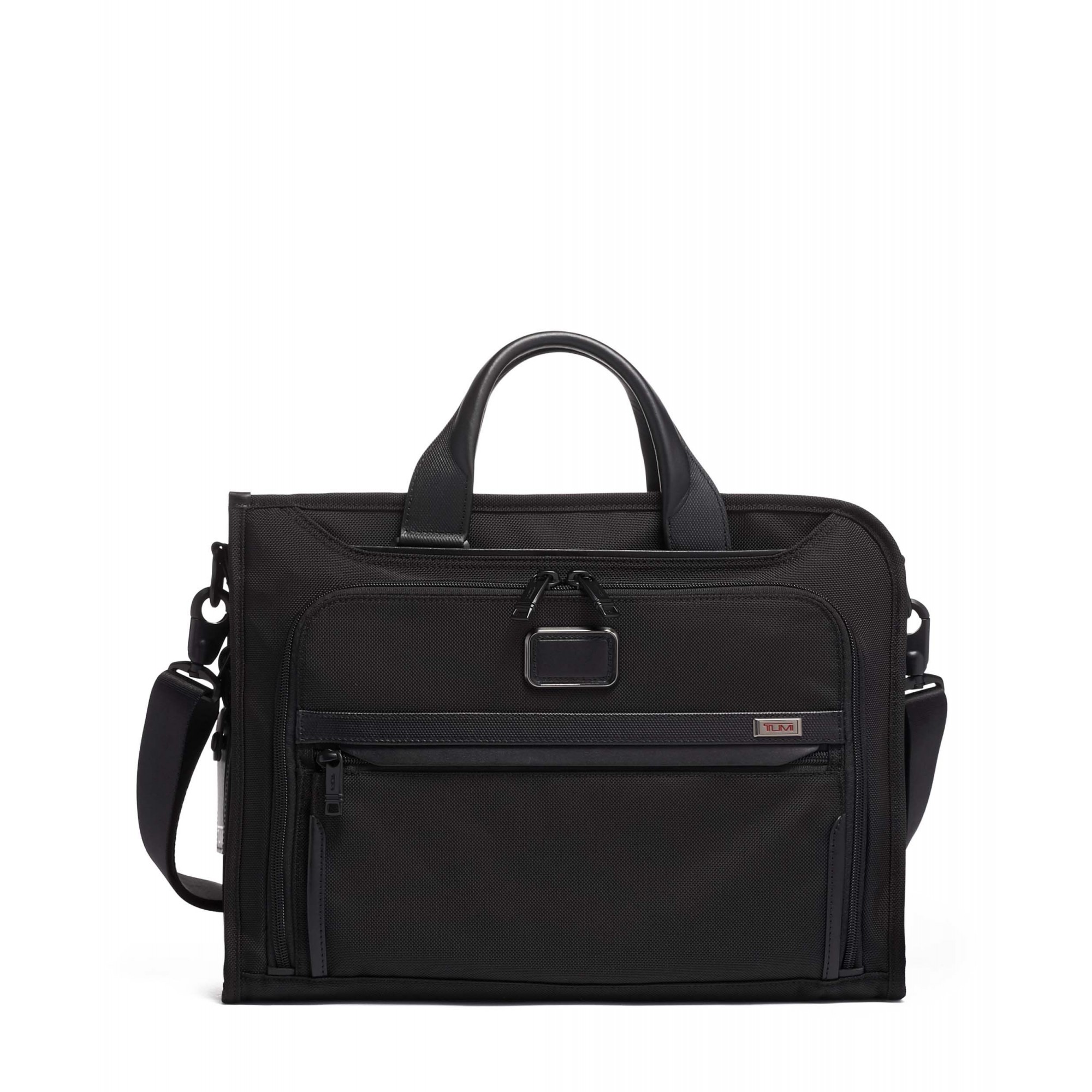 Alpha 3 Slim Deluxe Briefcase - Black | TUMI