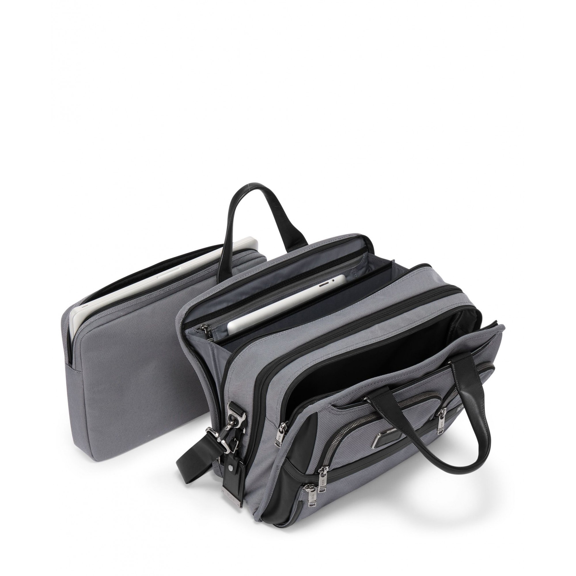 TUMI ALPHA2 26141 D2 IVY Greyアイビーグレー Briefcase - Alpha 3 Expandable Organizer - Gray | TUMI